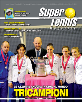 TRICAMPIONI Federtennis It Www Supertennis Tv