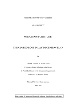 Operation Fortitude