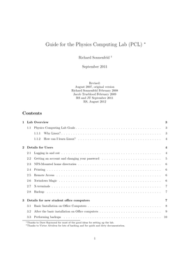 Physics Computer Lab Manual