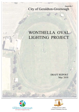 Wonthella Oval Lighting Project