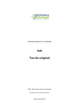 Sab Novela Original