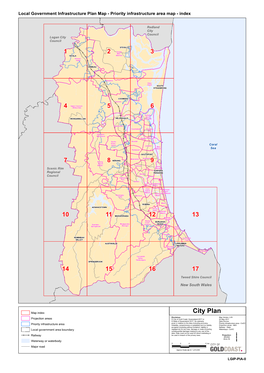 Priority Infrastructure Area Map - Index