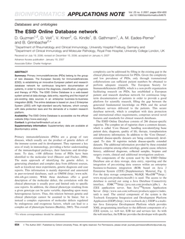 The ESID Online Database Network D