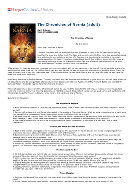 The Chronicles of Narnia (Adult)