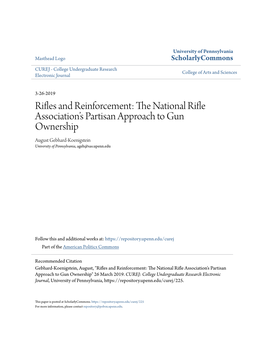 The National Rifle Association's Partisan