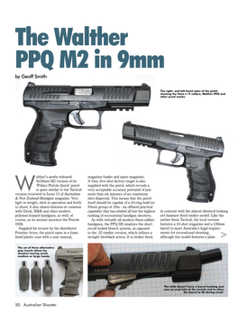 The Walther PPQ M2 in 9Mm by Geoff Smith