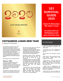 Tet 2020 Vietnam Survival Guide