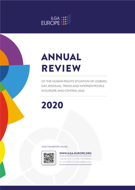 Annual Review of the Human Rights Situation of Lesbian, Gay, Bisexual, Trans, and Intersex People Covering the Period of January to December 2019