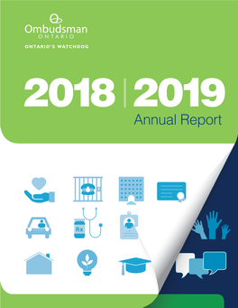 2018-2019 Annual Report” (Office of the Ombudsman of Ontario
