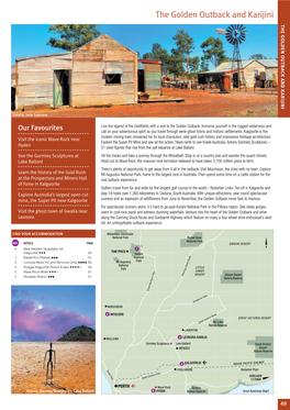 THE GOLDEN OUTBACK and KARIJINI 49 Ve T