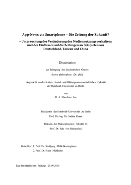 App-News Via Smartphone – Die Zeitung Der Zukunft?