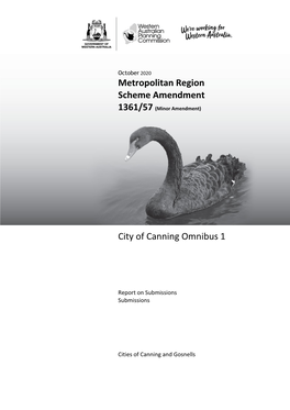 Metropolitan Region Scheme Amendment City of Canning Omnibus 1