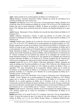 BELLEY Agiot. Admis Membre De La Société Populaire De Belley, Le 21 Fructidor an II. Alacou Melchior. Journalier Demeurant À