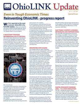Ohiolink Update Vol