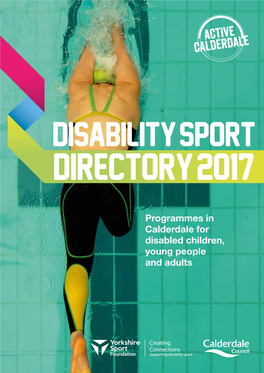 Programmes in Calderdale for Disabled Children, Young People and Adults