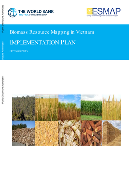 Biomass Resource Mapping in Vietnam IMPLEMENTATION PLAN