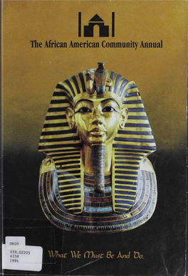 The African American Community Annual