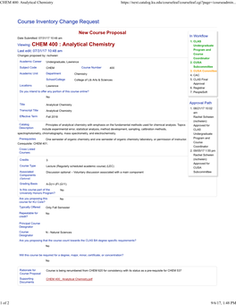 Analytical Chemistry