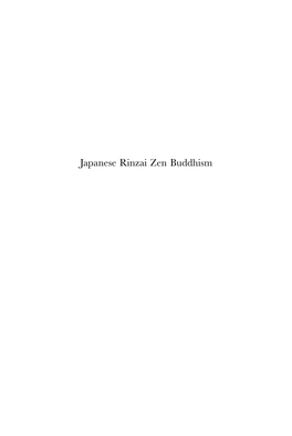 Japanese Rinzai Zen Buddhism