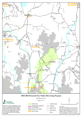 Timber Harvesting Program Map 56