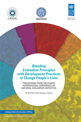 Blending Evaluation Principles with Development Practices To
