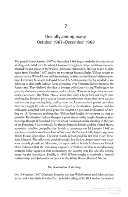 Harold Wilson, Lyndon B. Johnson and Anglo-American Relations