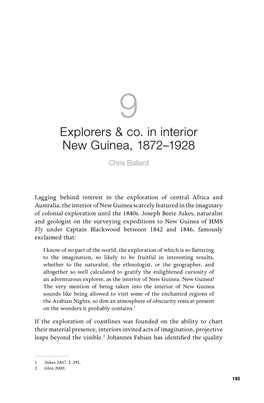 Explorers & Co . in Interior New Guinea, 1872–1928