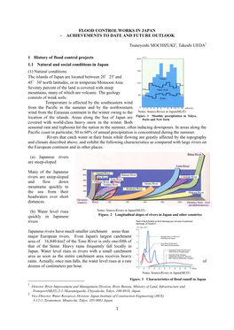 Flood Control Works in Japan ~ Achievements to Date and Future Outlook