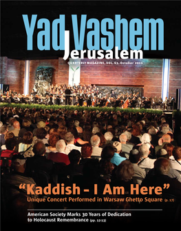 Jerusalemhem QUARTERLY MAGAZINE, VOL