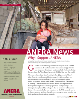 ANERA News in This Issue