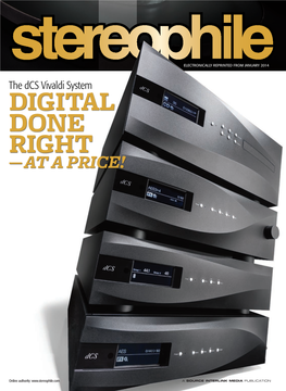 Dcs Vivaldi System DIGITAL DONE RIGHT — at a PRICE!