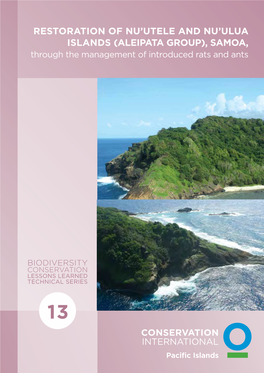 Restoration of Nu'utele and Nu'ulua Islands (Aleipata