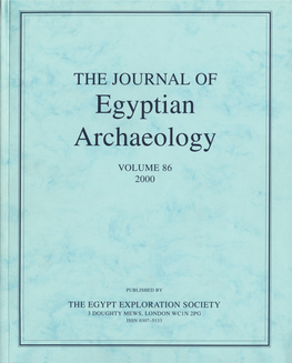 Journal of Egyptian Archaeology 86 (2000