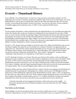 Everett -- Thumbnail History