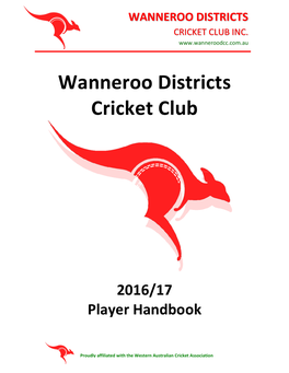 Wanneroo Districts Cricket Club Inc