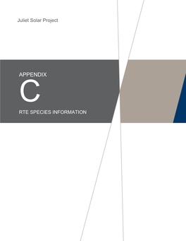 Appendix C Rte Species Information