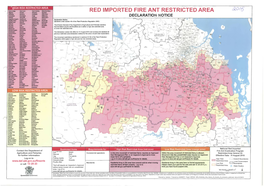 Red Imported Fire Ant Restricted Area