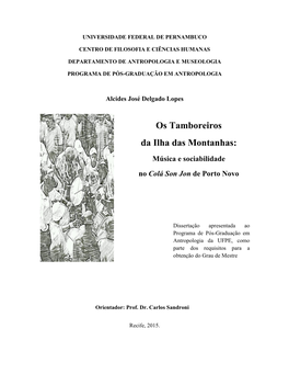 Os Tamboreiros Da Ilha Das Montanhas: Música E Sociabilidade No