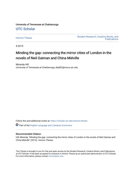 Connecting the Mirror Cities of London in the Novels of Neil Gaiman and China Miéville
