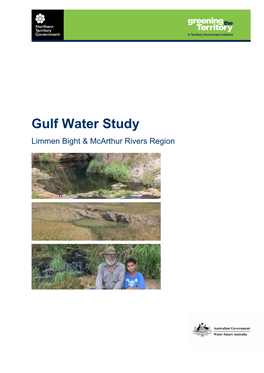 Gulf Water Study Limmen Bight & Mcarthur Rivers Region