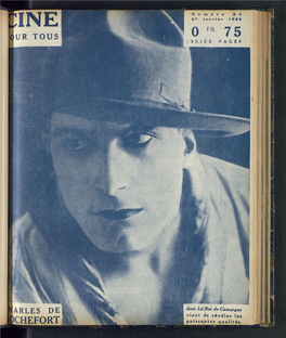 Ciné Pour Tous N°83, 27/01/1922