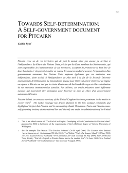 A Selfgovernment Document