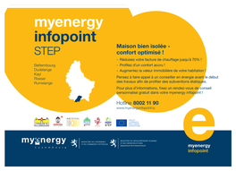 Myenergy Infopoint Maison Bien Isolée - STEP Confort Optimisé ! - Réduisez Votre Facture De Chauffage Jusqu’À 70% !