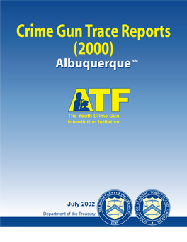 Crime Gun Trace Reports (2000) Aallbbuuqquueerrqquueenm
