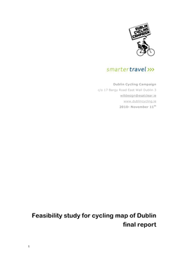 Feasibility Study for Cycling Map of Dublin Final Report