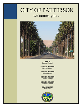 Patterson Welcome Packet