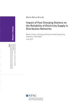 Impact of Fast Charging Stations on the Reliability of Electricity Supply in Distribution Networks