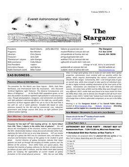 EAS BUSINESS… Properties, Astronomers Must Contend with Our Position Within the Galaxy, Which Requires Disentangling the Various Constituent Parts