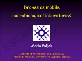 Drones As Mobile Microbiological Laboratories