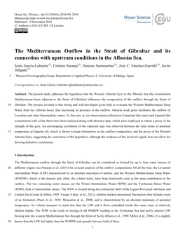 The Mediterranean Outflow in the Strait of Gibraltar and Its Connection with Upstream Conditions in the Alborán Sea